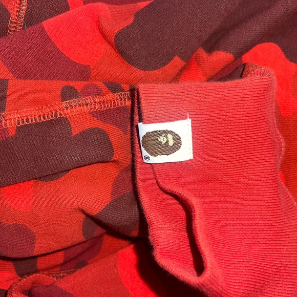 A Bathing Ape World Gone Mad 1993 to 2093 Size Medium Camo Sweatshirt Hoodie - Picture 3 of 5